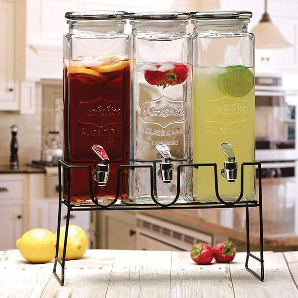 Tripple Glass Juice dispensers — Kenya · WIMU Kitchen Nairobi