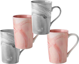 350ml Marble Ceramic Tea & Coffee Mug Set of 6 – Microwave & Dishwasher Safe, Home & Office Cup Set — Kenya · WIMU Kitchen