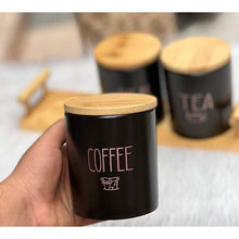 Stale Coffee, No More: Black Porcelain Airtight Canister Set — WIMU Kitchen Nairobi — Kenya · WIMU Kitchen