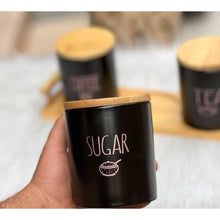 Stale Coffee, No More: Black Porcelain Airtight Canister Set — WIMU Kitchen Nairobi — Kenya · WIMU Kitchen