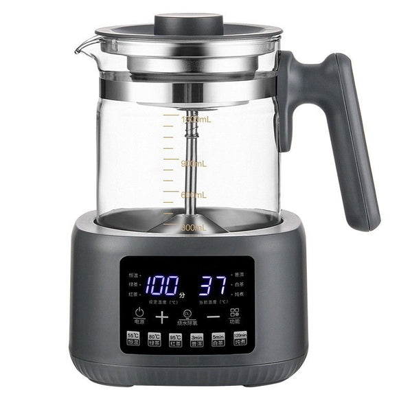 Multifunctional 600W Electric Tea Maker & Infuser Kenya | 1.3L Thickened Glass Tea Kettle, 316 Stainless Steel, 72-Hour Constant Temperature, Auto Shut-Off, Class A Electric Tea Pot Kenya — WIMU Kitchen Nairobi — Kenya · WIMU Kitchen Nairobi
