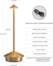 Modern Cordless Rechargeable Table Lamp & Bedside Lamp — Kenya · WIMU Kitchen