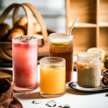 Danny Home Ribbed Glass Cups Set — Kenya · WIMU Kitchen