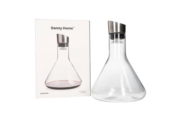 Danny Home Glass Wine Decanter 1920ml | Elegant Wine & Juice Serving Carafe — Kenya · WIMU Kitchen Nairobi