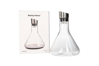 Danny Home Glass Wine Decanter 1920ml | Elegant Wine & Juice Serving Carafe — Kenya · WIMU Kitchen