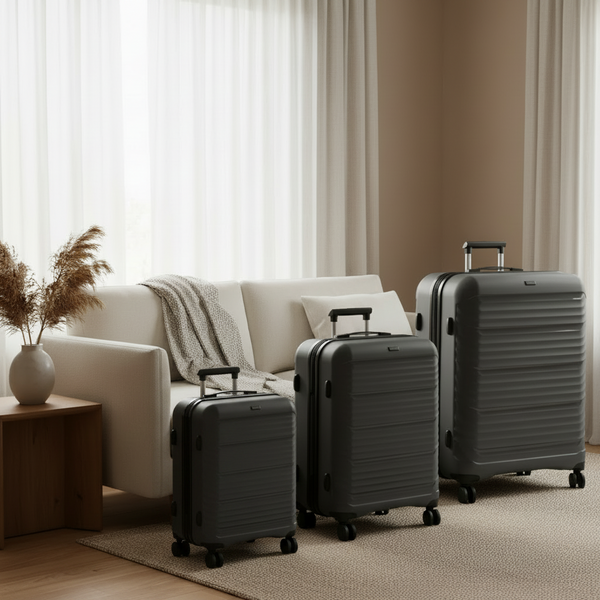 3 Piece Polypropylene Hardshell Luggage Set with Spinner Wheels 0324-1 — WIMU Kitchen Nairobi — Kenya · WIMU Kitchen Nairobi