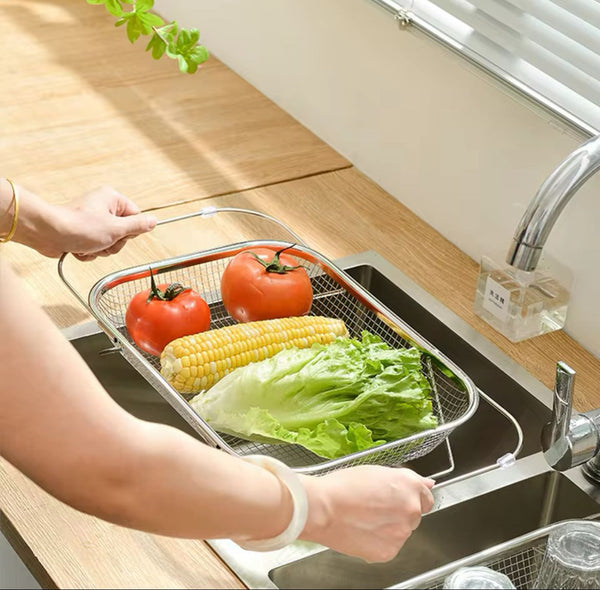 Stainless Steel Expandable Over-The-Sink Colander — WIMU Kitchen Nairobi — Kenya · WIMU Kitchen Nairobi