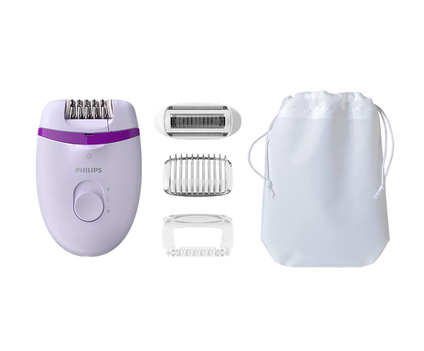 Philips Satinelle Epilator with Opti-Light & 4 Accessories - Removes Hair from the Root as Short as 0.5mm, Washable Head — WIMU Kitchen Nairobi — Kenya · WIMU Kitchen Nairobi