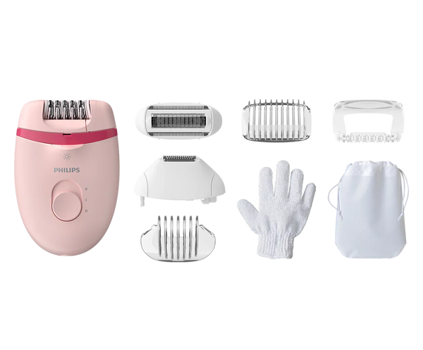 Philips Satinelle Epilator with Opti-Light & 7 Accessories - For Legs & Sensitive Areas, Root Removal as Short as 0.5mm — WIMU Kitchen Nairobi — Kenya · WIMU Kitchen Nairobi
