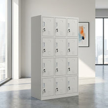 12-Door Steel Locker Cabinet with Cam Locks, Ventilation and Name Card Holders — WIMU Kitchen Nairobi — Kenya · WIMU Kitchen