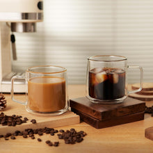 430ml Danny Home Double Wall Clear Glass Coffee & Tea Mug Set (2 Pcs) (view 8) — Kenya · WIMU Kitchen