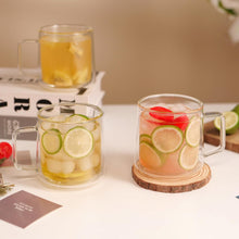 430ml Danny Home Double Wall Clear Glass Coffee & Tea Mug Set (2 Pcs) (view 6) — Kenya · WIMU Kitchen