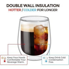 200ml Danny Home Double Walled Cappuccino Glasses Set (2 Pcs) — WIMU Kitchen Nairobi — Kenya · WIMU Kitchen