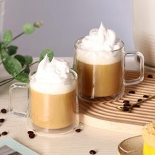 250ml Danny Home Double Walled Glass Mug with Handle (2 Pcs) (view 6) — Kenya · WIMU Kitchen