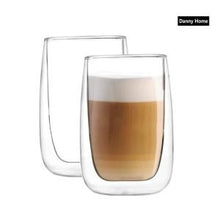 300ml 2-Pcs Danny Home Borosilicate Double Walled Cappuccino Glasses Set (view 3) — Kenya · WIMU Kitchen