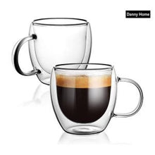 Double Walled Borosilicate Glass Coffee Mugs Set of 2 Kenya (view 8) — Kenya · WIMU Kitchen
