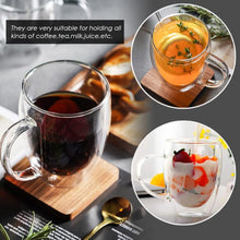 Double Walled Borosilicate Glass Coffee Mugs Set of 2 Kenya (view 2) — Kenya · WIMU Kitchen