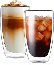 300ml 2-Pcs Danny Home Borosilicate Double Walled Cappuccino Glasses Set — Kenya · WIMU Kitchen