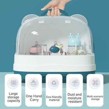 Baby Bottle Drying Rack with Dustproof Cover – Large Capacity Storage Organizer with Drainage Tray & 3 Bottle Holders, BPA-Free Baby Bottle Drying Station — Kenya · WIMU Kitchen
