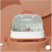 Baby Bottle Drying Rack with Dustproof Cover – Large Capacity Storage Organizer with Drainage Tray & 3 Bottle Holders, BPA-Free Baby Bottle Drying Station — Kenya · WIMU Kitchen