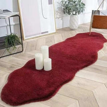 Ultra Soft Faux Rabbit Fur Bedside Rug, Irregular Shape, 60 x 180 cm — WIMU Kitchen Nairobi — Kenya · WIMU Kitchen