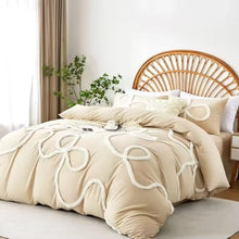 Bowknot Tufted Duvet Cover Set with 2 Pillowcases, Cotton Microfibre, 6x6 or 6x7 — WIMU Kitchen Nairobi — Kenya · WIMU Kitchen