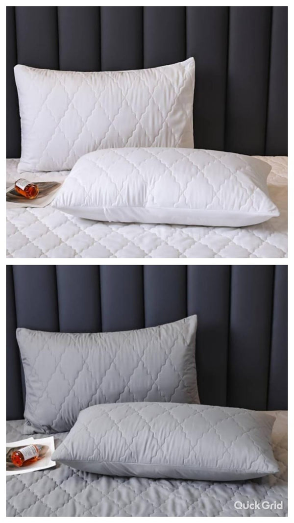 Quilted Waterproof Pillow Protector, Standard Size, White or Grey — WIMU Kitchen Nairobi — Kenya · WIMU Kitchen Nairobi