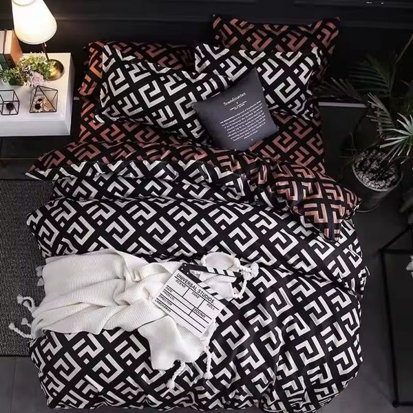 Nordic Style Cotton Microfibre Duvet Cover Set with Bedsheet and 4 Pillowcases — WIMU Kitchen Nairobi — Kenya · WIMU Kitchen Nairobi