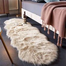 Long Pile Faux Fur Bedside Rug, Irregular Shape, 60 x 180 cm — WIMU Kitchen Nairobi — Kenya · WIMU Kitchen