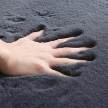 Ultra Soft Faux Rabbit Fur Bedside Rug, Irregular Shape, 60 x 180 cm — WIMU Kitchen Nairobi — Kenya · WIMU Kitchen