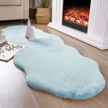 Ultra Soft Faux Rabbit Fur Bedside Rug, Irregular Shape, 60 x 180 cm — WIMU Kitchen Nairobi — Kenya · WIMU Kitchen