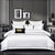 Luxury Cotton Satin Striped Duvet Cover Set with Bedsheet and 2 Pillowcases — WIMU Kitchen Nairobi