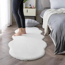 Ultra Soft Faux Rabbit Fur Bedside Rug, Irregular Shape, 60 x 180 cm — WIMU Kitchen Nairobi — Kenya · WIMU Kitchen