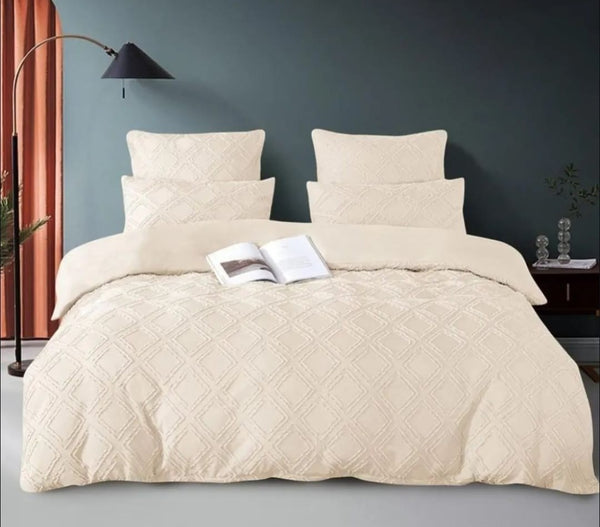 Tufted Wave Microfibre Duvet Cover Set with Bedsheet and 2 Pillowcases — WIMU Kitchen Nairobi — Kenya · WIMU Kitchen Nairobi