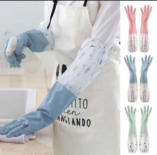 Long Silicone Waterproof Kitchen and Household Gloves - Blue, Green or Pink — WIMU Kitchen Nairobi — Kenya · WIMU Kitchen