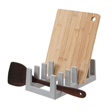 Multipurpose Pot Lid and Plate Holder Rack - Grey, 28 × 15 × 9.2 cm — WIMU Kitchen Nairobi — Kenya · WIMU Kitchen