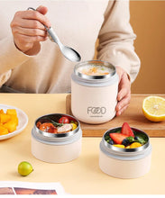 680ml Two-Tier Insulated Stainless Steel Lunch Box Set with Bag and Folding Spoon — WIMU Kitchen Nairobi — Kenya · WIMU Kitchen