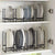 Vertical Metal Plate Rack Holder - Rust-Resistant, Big and Small Sizes — WIMU Kitchen Nairobi