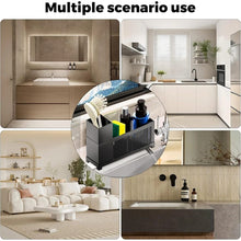 2-in-1 Non-Rust Kitchen Sink Caddy with Brush Holder and Drain Tray - Black — WIMU Kitchen Nairobi — Kenya · WIMU Kitchen