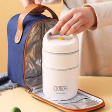 680ml Two-Tier Insulated Stainless Steel Lunch Box Set with Bag and Folding Spoon — WIMU Kitchen Nairobi — Kenya · WIMU Kitchen