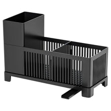 2-in-1 Non-Rust Kitchen Sink Caddy with Brush Holder and Drain Tray - Black — WIMU Kitchen Nairobi — Kenya · WIMU Kitchen