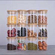 12 Piece Glass Spice Jar Set With Bamboo Lids and Labels, 200ml — WIMU Kitchen Nairobi — Kenya · WIMU Kitchen