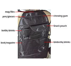 Black Multi-Pocket Car Back Seat Organiser, 41.5 x 61 cm — WIMU Kitchen Nairobi — Kenya · WIMU Kitchen