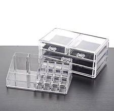 Clear Acrylic Makeup Organiser with Drawers for Cosmetics and Jewellery — WIMU Kitchen Nairobi — Kenya · WIMU Kitchen