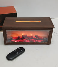 Fireplace Flame Effect Humidifier and Aroma Diffuser with Remote in Brown Wood Finish — WIMU Kitchen Nairobi — Kenya · WIMU Kitchen