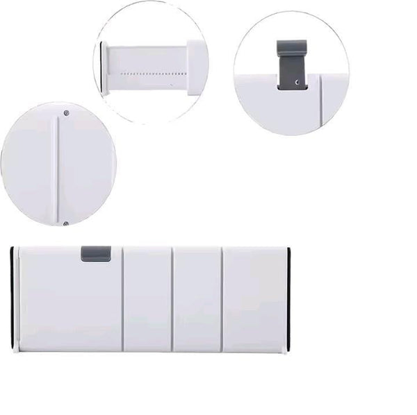 Adjustable Retractable Drawer Divider, White Hard Plastic — WIMU Kitchen Nairobi — Kenya · WIMU Kitchen Nairobi