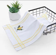 Embroidered Waffle-Weave Kitchen Tea Towels, Absorbent Cleaning Cloths, Set of 6 — WIMU Kitchen Nairobi — Kenya · WIMU Kitchen