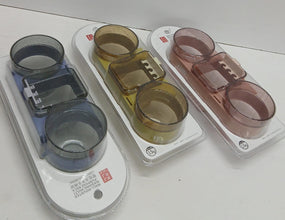 Wall-Mounted Bathroom Shelf with Soap Dish, 2 Tumblers and Toothbrush Holder — WIMU Kitchen Nairobi — Kenya · WIMU Kitchen