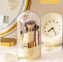 Rotating Acrylic Makeup Brush Organiser with Clear Dustproof Lid — WIMU Kitchen Nairobi — Kenya · WIMU Kitchen