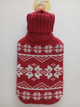 2L Silicone Hot Water Bottle with Red Knitted Cover — WIMU Kitchen Nairobi — Kenya · WIMU Kitchen